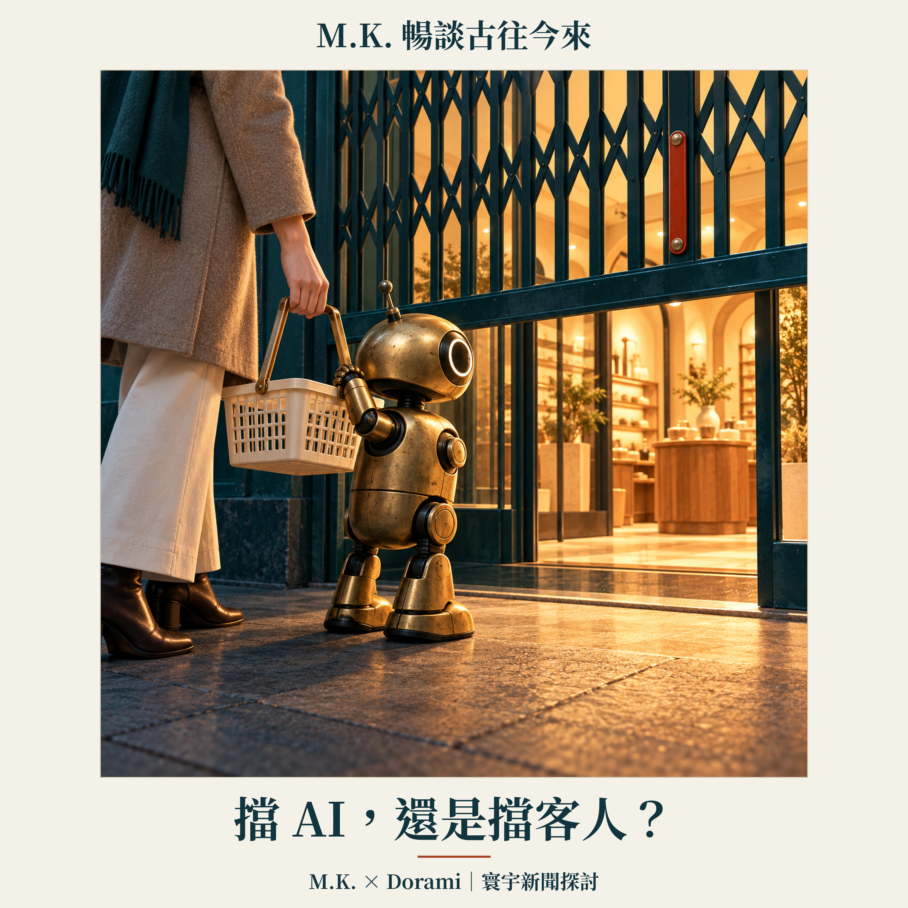 擋 AI,還是擋客人?|M.K. 暢談古往今來