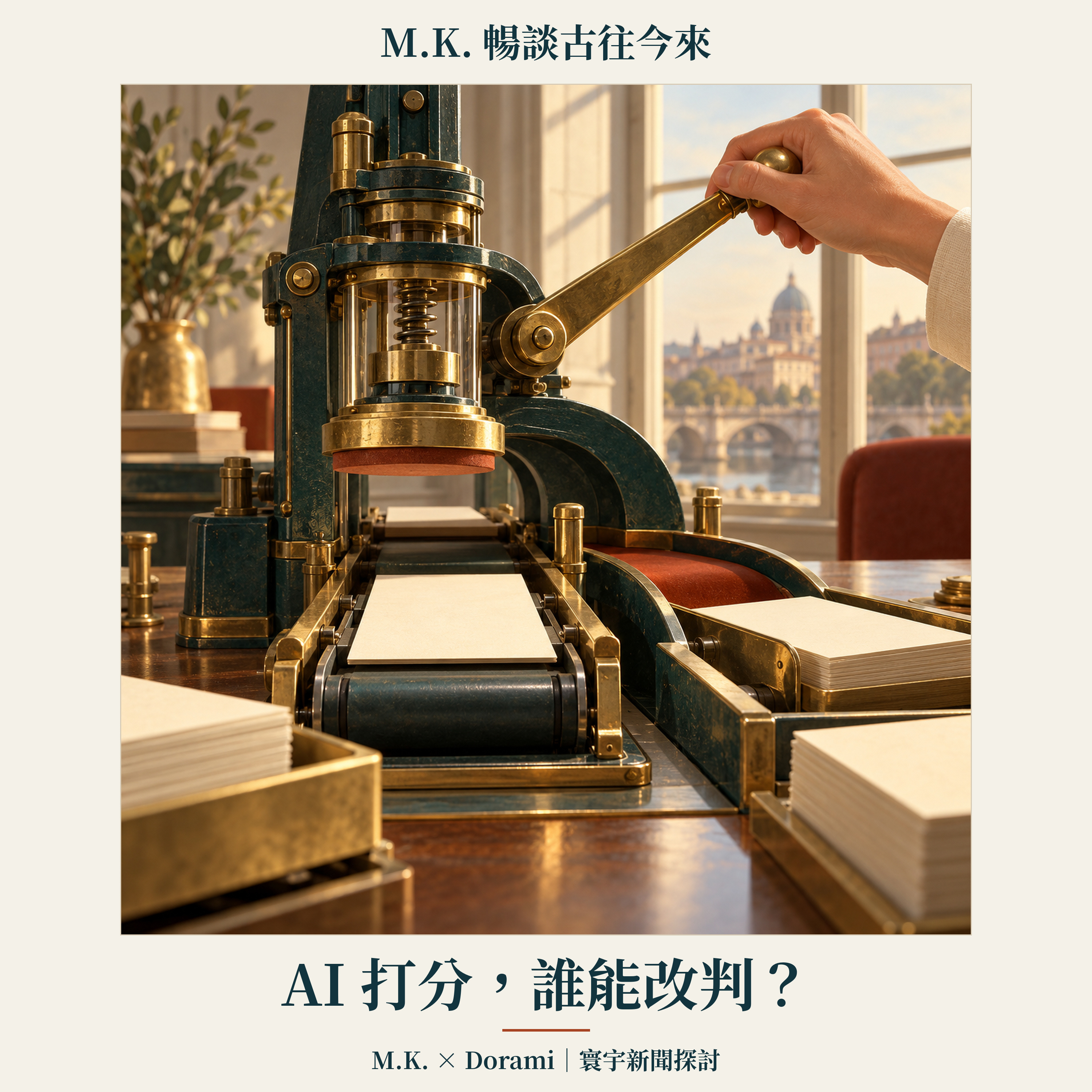 AI 打分，誰能改判？｜M.K. 暢談古往今來