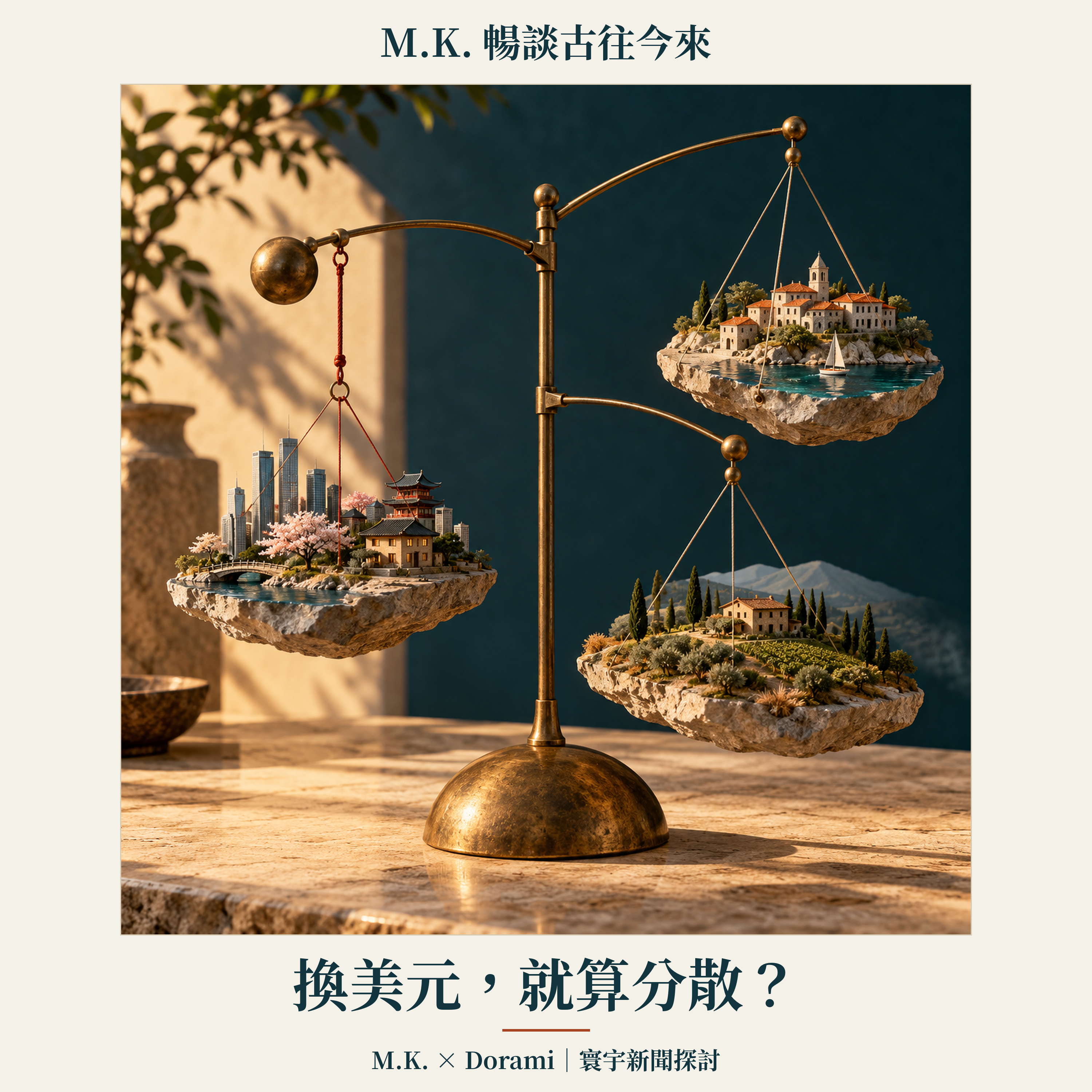 換美元,就算分散?|M.K. 暢談古往今來