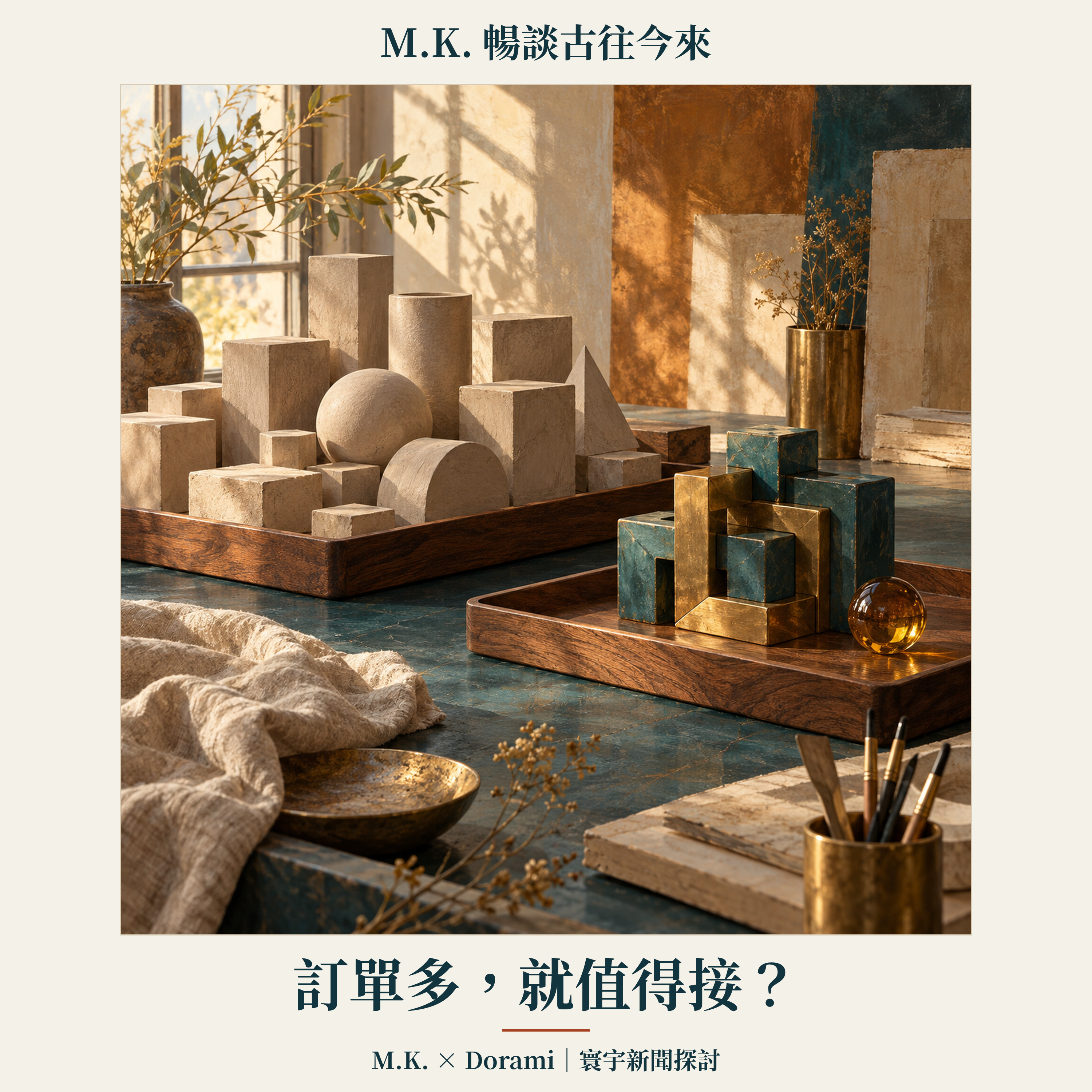 訂單多,就值得接?|M.K. 暢談古往今來