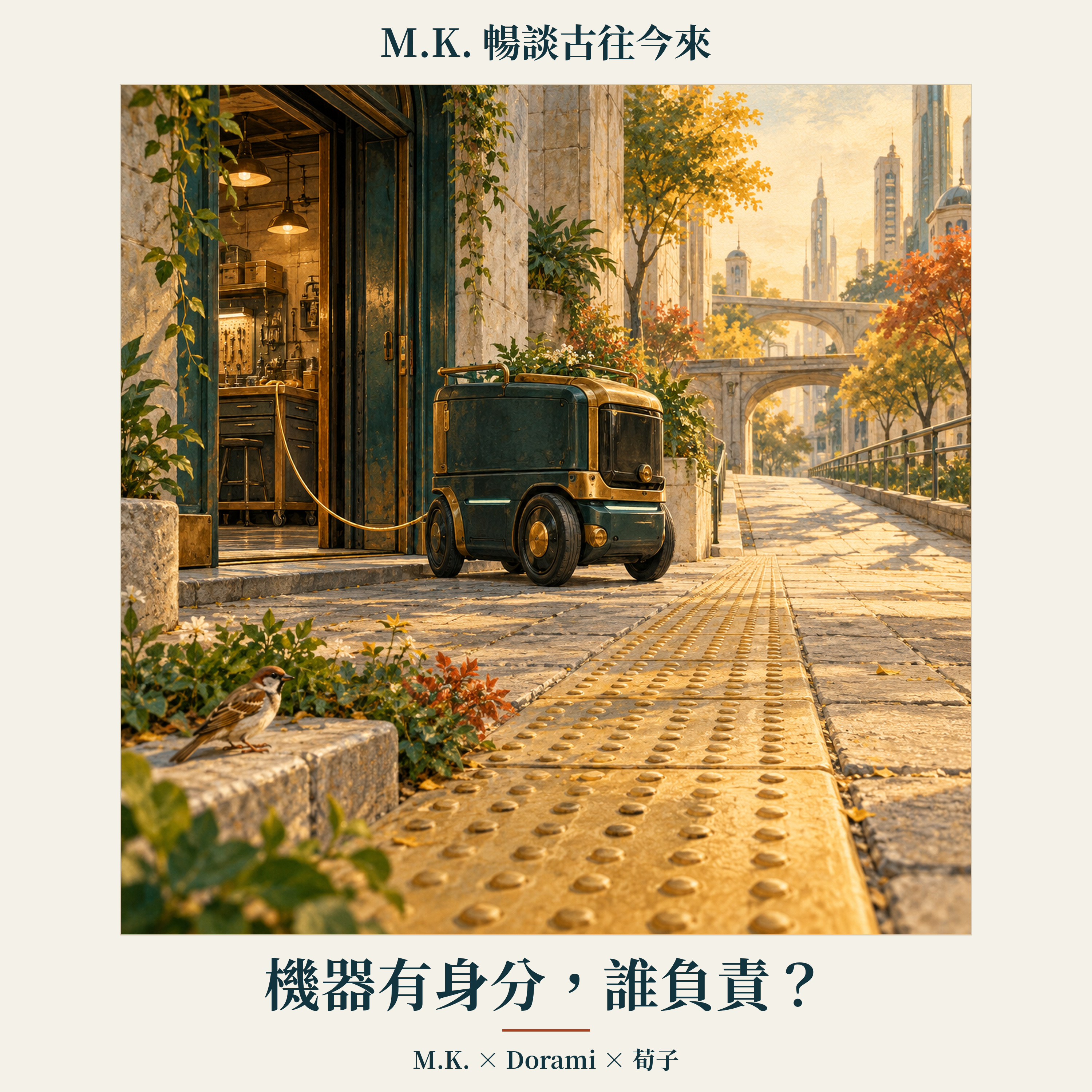 機器有身分,誰負責?|M.K. 暢談古往今來