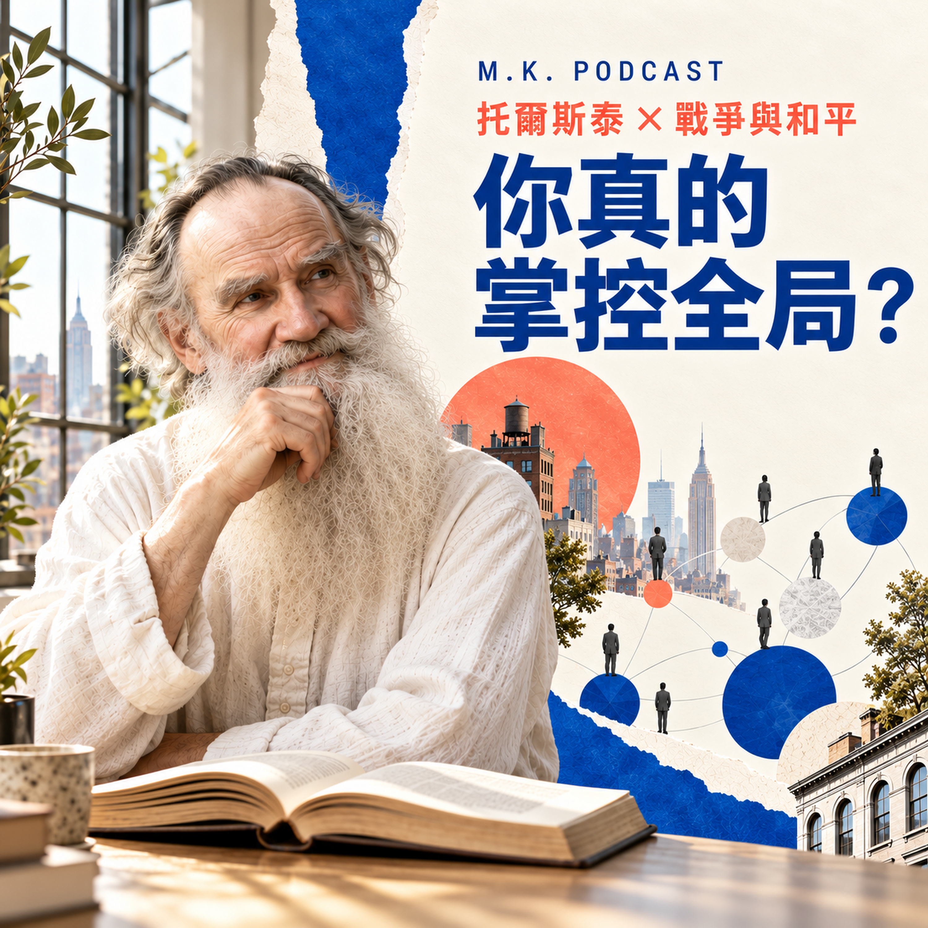 托爾斯泰《戰爭與和平》:AI熱潮中,誰真的掌控全局?|M.K. 暢談古往今來